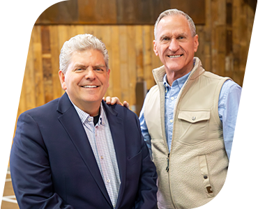 John Pohlman with Governor Dennis Daugaard